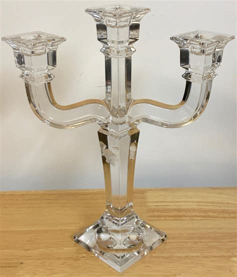 versace crystal candelabra|Versace for Rosenthal Crystal Three Light Candle Arm .